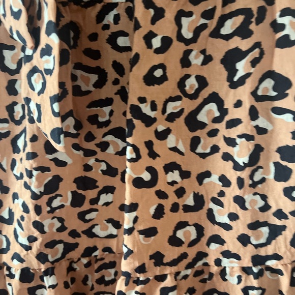 Endless Rose Animal Printed Ruffled Maxi Dress - Picture 2 of 11